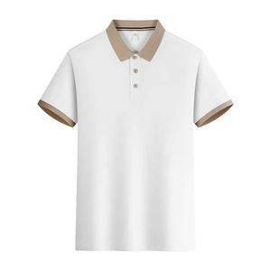 Polo à manches courtes et revers contrasté de couleur pour hommes Nouveau style Chemises polo respirantes pour hommes avec logo personnalisé MS-PS-034 - Product Image 6