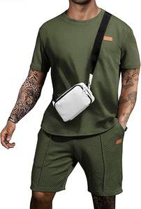 Ensembles de survêtements pour hommes Shorts Polos à fermeture éclair quart de tour Shorts de dessous Tenues de sport Ensembles de survêtements d'été Ensembles courts décontractés Confortables - Product Image 6