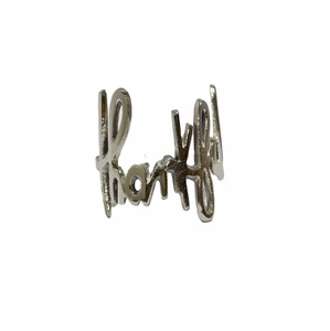 Rond de serviette en forme pour la décoration d'événement de mariage Nouveau style de porte-serviettes en métal pour théière - Product Image 3