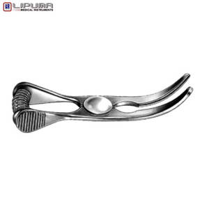 Abrazaderas de Bulldog atraumáticas GLOVER, abrazaderas vasculares curvas de 5,5 cm, instrumentos médicos de tejido de agarre atraumático quirúrgico no aplastante - Product Image 4