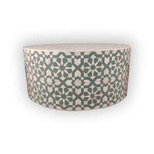 Mesa hecha a mano con incrustaciones de hueso de nácar, elegante mesa de centro moderna para salas de estar de gama alta e interiores de casas de lujo - Product Image 5