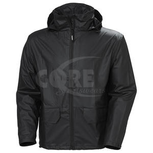Chaquetas impermeables ligeras deportivas para hombre, cortavientos personalizado con cremallera, chaqueta impermeable fina y hermética de poliéster - Product Image 3