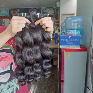 Venta al por mayor de alta calidad de la onda del cuerpo vietnamita virgen cutícula alineados paquetes de cabello de trama doble extensiones de cabello humano en bruto de color - Product Image 1