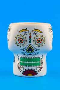 Don Julio Sugar Skull Shot Glasses <b>Promotional</b> Silk Screen Printed Tequila Day of the Dead - Product Image 3