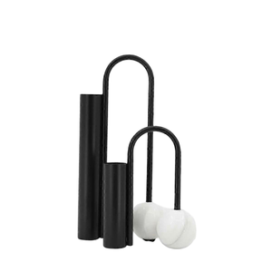 Jarrón de centro de mesa de lujo dorado, moderno, de metal, para decoración del hogar, sala de estar, decoración del hogar - Product Image 1