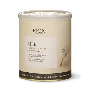Rica Milk Liposoluble Wax for Sensitive Skin 800 ml - Brazilian body wax for hair free skin rica wax for sensitive skin