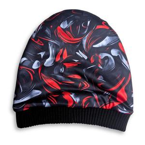 Bonnet d'hiver imprimé à carreaux SKULLS pour hommes et femmes |   Tissu commun extensible et chaud |   Logo personnalisé disponible - Product Image 5
