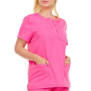 Uniforme médical respirant anti-rides, manches courtes, pantalon de jogging, séchage rapide, blouses médicales, uniformes pour femmes médecins - Product Image 1