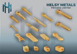 Composants électriques industriels en laiton personnalisés, pièces durables résistantes à la corrosion pour les applications haute tension et de sécurité - Product Image 4