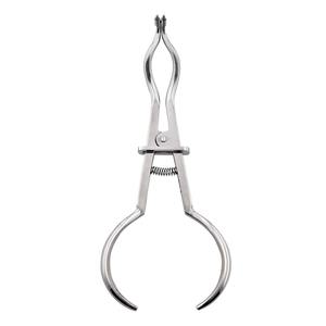 Pinzas de Goma para Dientes, Ligeras, Color Marfil, 17 cm, Instrumento Dental - Product Image 1