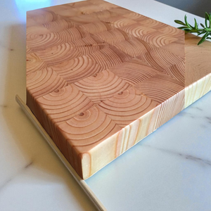 เขียงไม้วอลนัทสีดำสำหรับใช้ในครัวเขียงหั่นพร้อมร่องน้ำ - Product Image 4