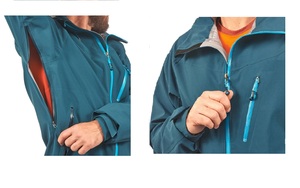 เสื้อแจ็คเก็ตกันลมมีฮู้ดลายการ์ตูนโลโก้สั่งทำ ระบายอากาศ กันลม เหมาะสำหรับใส่เล่นกีฬา ใส่ลำลองในฤดูใบไม้ร่วง ราคาโรงงาน สีพื้น - Product Image 2