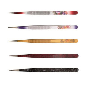 Pinzas de Diamante de Acero Inoxidable con Bloqueo Lateral Industrial para Manipulación de Gemas, Herramientas y Equipos de Joyería - Product Image 2