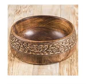 Cuenco de madera de acacia para servir, nuevo cuenco para servir comida, cuenco nuevo a precio al por mayor, nuevo plato de madera - Product Image 3