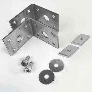Supporto di montaggio a parete per profilo da 55 mm – supporto in acciaio per telai a tensione tessile, telai LED e acustici - Product Image 2