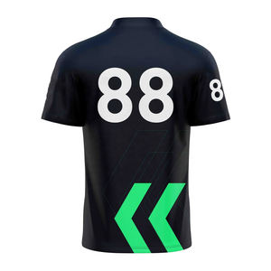Maillot Esports de couleur unie imprimé personnalisé le plus populaire Fourniture directe d'usine pour les jeux Concevez vos propres vêtements de sport électronique - Product Image 2