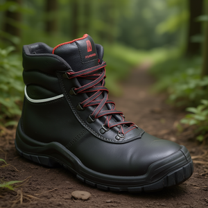 Safety Shoes <b>Power</b> Step MID+ Safety Boots Size 42 Full Leather Black S3 HRO SRC EN20345 - Product Image 3