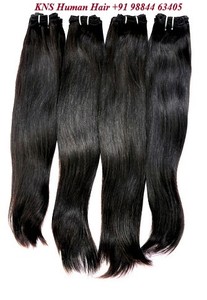 8"-34" Inch A GRADE STRAIGHT HAIR EXTENSION- 100% RAW INDIAN TEMPLE HUMAN HAIR BUNDLES SINGLE DONOR HAIR NO CHEMICAL NO TANGLE - Product Image 2