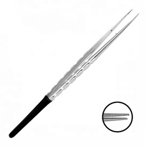 Pince à épiler à tissu en diamant droit Micro Plain Pince à épiler Instruments chirurgicaux dentaires - Product Image 3