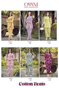 Hot Selling Spring and Summer Suitable <b>for</b> Women's Clothing Casual Cotton Printed Two-Piece Set Pure Cotton Co-Ord Set - Product Image 6