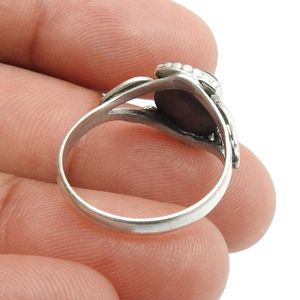 Piedra Natural de alta calidad, Plata de Ley 925, Rodocrosita rosa, piedra preciosa suave, anillo fino para mujer, joyería hecha a mano - Product Image 4