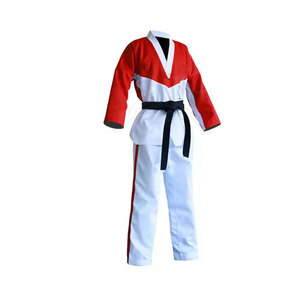 Venta al por mayor último diseño Taekwondo uniforme lucha desgaste hecho en Pakistán Unisex Taekwondo uniforme - Product Image 6