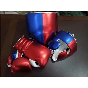 Guantes de Boxeo de Cuero para Entrenamiento de Artes Marciales, Guantes de Boxeo de Cuero Vacuno Genuino - Product Image 2