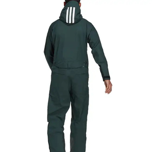 Conjunto de chaqueta cortavientos con cremallera de cuarto de poliéster 100% para hombre, conjunto cortavientos con capucha e impermeable con estampado por sublimación, Unisex - Product Image 5