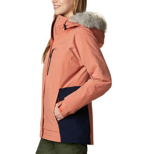Veste parka pour femme, noire, à capuche, imperméable, réversible, grande taille, respirante, écologique, en nylon brut, hiver, sur mesure - Product Image 2