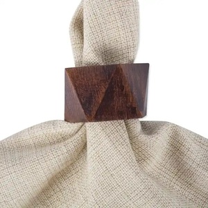 High Demand Natural Wood Style Napkin <b>Rings</b> <b>Indian</b> Handcrafted Wood Napkin <b>Ring</b> Restaurant Home Kitchen Usage Table top - Product Image 2