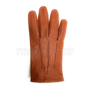Gants en cuir véritable pour hommes, doux, pour la conduite, saison hivernale, gants en cuir véritable, gants en cuir tendance pour hommes - Product Image 3