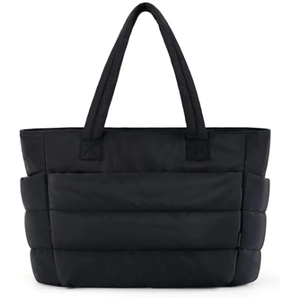2026 Customized <b>Large</b> Size Women Quilting Handbag Lightweight Puffy Tote <b>Bag</b> With Zipper For Daily Use - Product Image 2