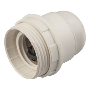 ขั้วหลอดไฟสีขาว E27 PP0478 แบบชิ้นเดียว สำหรับฐานหลอดไฟ - Product Image 1