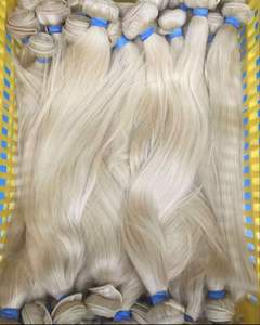 GRAND SOYEUX DOUBLE TIRÉ PAQUETS DE CHEVEUX NON TRAITÉS DONNEUR INDIVIDUEL FOURNISSEUR D'EXTENSIONS DE CHEVEUX HUMAINS COMPLÈTES À CUTICULES - Product Image 3