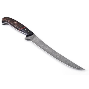 Couteau de pêche à filet en acier inoxydable fait à la main personnalisé couteau de pêche de survie Camping désossage couteau à filet de cuisine - Product Image 3