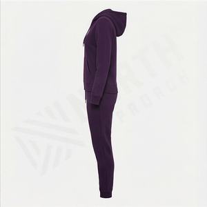 Vêtements de jogging en gros, meilleur fournisseur, taille adulte, survêtement pour femmes, coupe confortable, manches longues, ensemble zippé à séchage rapide, vêtements de sport pour la salle de sport - Product Image 3