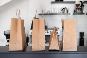 Máquina Automática para Hacer Bolsas de Papel con Asa Retorcida, Equipo de Alta Velocidad para Formar Bolsas de Compra, 130-550 mm, Bolsas de Papel Kraft - Product Image 4