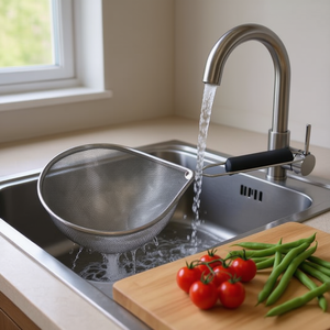 Colatutto Ilsa in Acciaio Inox 18/10 22x18cm, Scolapasta e Filtro - Product Image 3