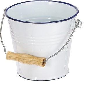 Prix le plus bas, jardinière galvanisée, petits seaux en métal pour vase à fleurs, plantation de ferme, jardinières d'extérieur pour la décoration du jardin - Product Image 5