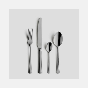 Juego de cubiertos de acero inoxidable con mango de nuevo diseño, set de Cubiertos de plata con acabado plateado para regalo de negocios y boda, venta al por mayor - Product Image 5