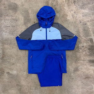 Wholesale Fashion <b>Men</b> 's windbreaker Summer <b>Set</b> <b>Short</b> Sleeves <b>Hoodie</b> Matching <b>Shorts</b> Gym Tracksuits <b>Short</b> <b>Sets</b> - Product Image 5