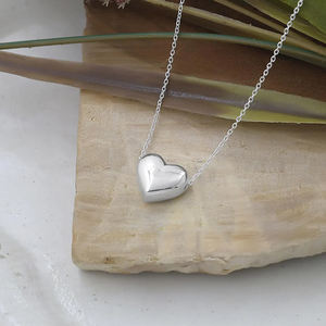Trendy Charm 925 Silver Link Chain <b>Heart</b> Love Shape <b>Pendant</b> Women Daily Wear Necklace Luxury Necklace Dainty Minimalist Jewelry - Product Image 4