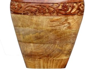 Wooden Cremation Urn <b>for</b> Human <b>Ashes</b> Male/Female, Hand-Carved Cremation Adult Funeral Urn <b>Box</b> Urn <b>for</b> Human <b>Ashes</b> (Medium) - Product Image 2