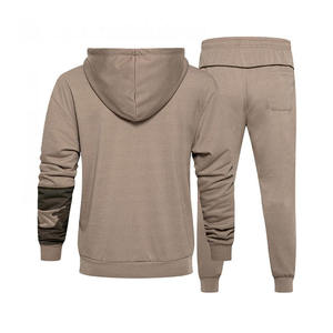 Ensemble de survêtement pour homme en molleton technique OEM, coupe classique, hiver, à capuche, uni, respirant, 100% coton, marque privée, jogging - Product Image 3