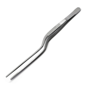 Pinzas de Bayoneta Adson Alemanas MEDIVA ESSENCE Goraya, Instrumentos Quirúrgicos Manuales de Acero Inoxidable, Curvas y Serradas, Gran Venta - Product Image 5