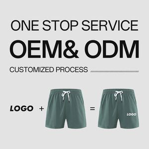 Pantalones cortos de gimnasio informales de secado rápido con logotipo personalizado para hombre, pantalones informales de verano, pantalones cortos deportivos - Product Image 4