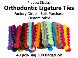 ยางรัดจัดฟันแบบยืดหยุ่นหลากสีสำหรับทันตกรรม - Product Image 6