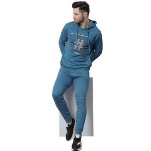 Personalizado de alta calidad de algodón chándal hombres Sudadera con capucha y Jogger conjunto de gran tamaño pulóver sudaderas con capucha pantalones de chándal para hombres - Product Image 4