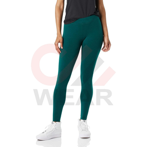 Leggings ligeros de alta calidad para mujer Mejor diseño Logotipo personalizado Impresión Patrón sólido Precio - Product Image 1