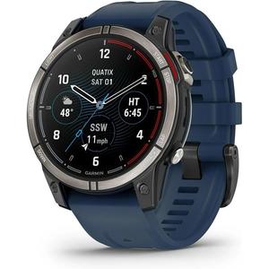 Reloj Garmin Quatix 7 Pro (GPS) de 33 mm con Caja Azul y Correa Azul, Alta Calidad y Superventas - Product Image 5